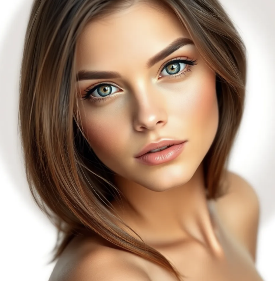 Brown hair