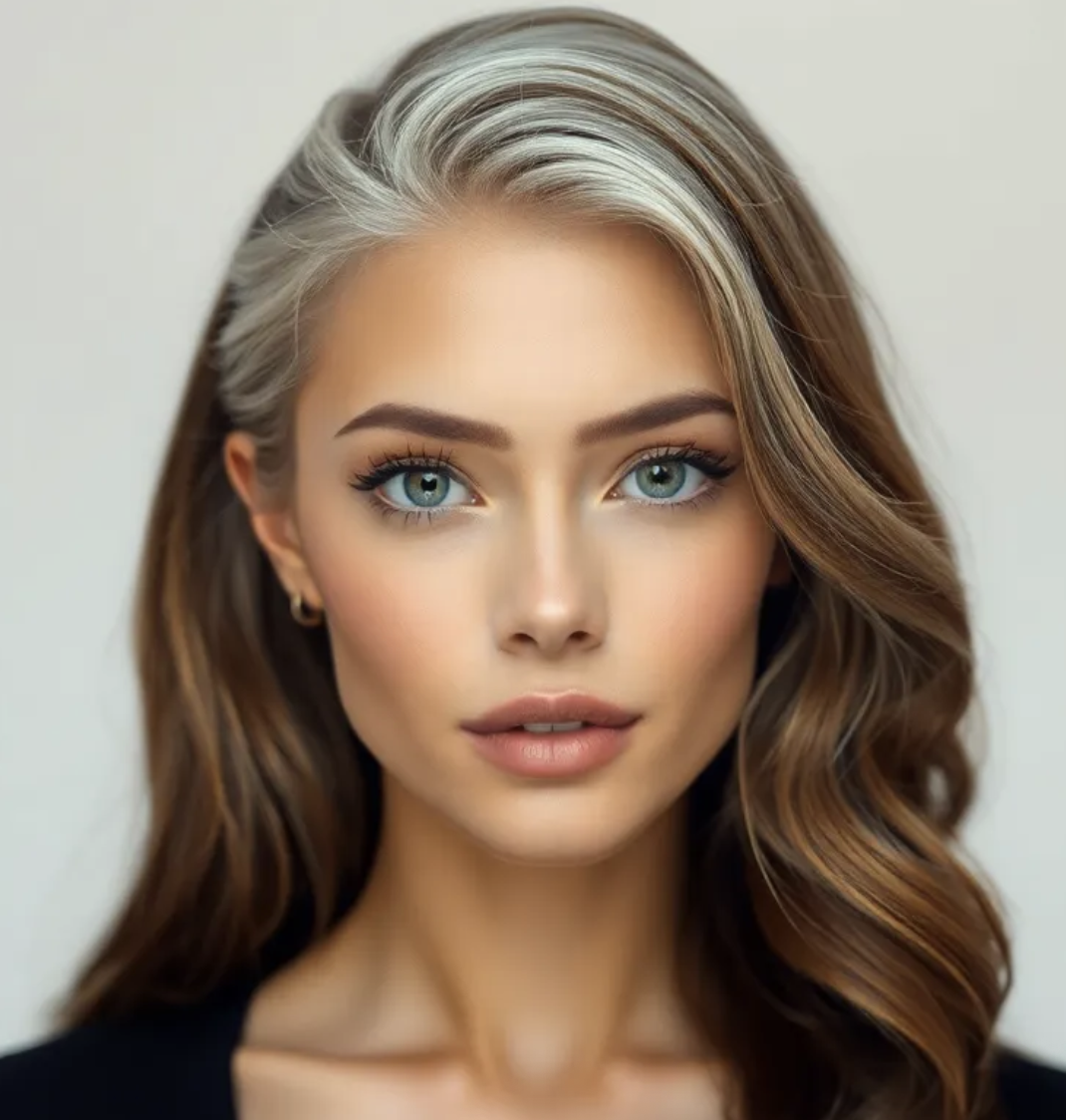 White hair